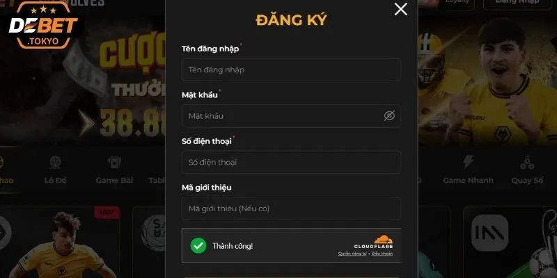 Cung cấp thông tin đăng ký Debet theo mẫu